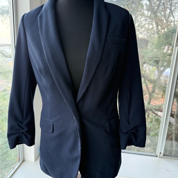The Limited Jackets & Blazers - The Limited Navy Blue Tailored Blazer Office Career Jacket Size XS